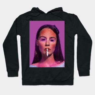 Smoking Pink Lady Products Hoodie